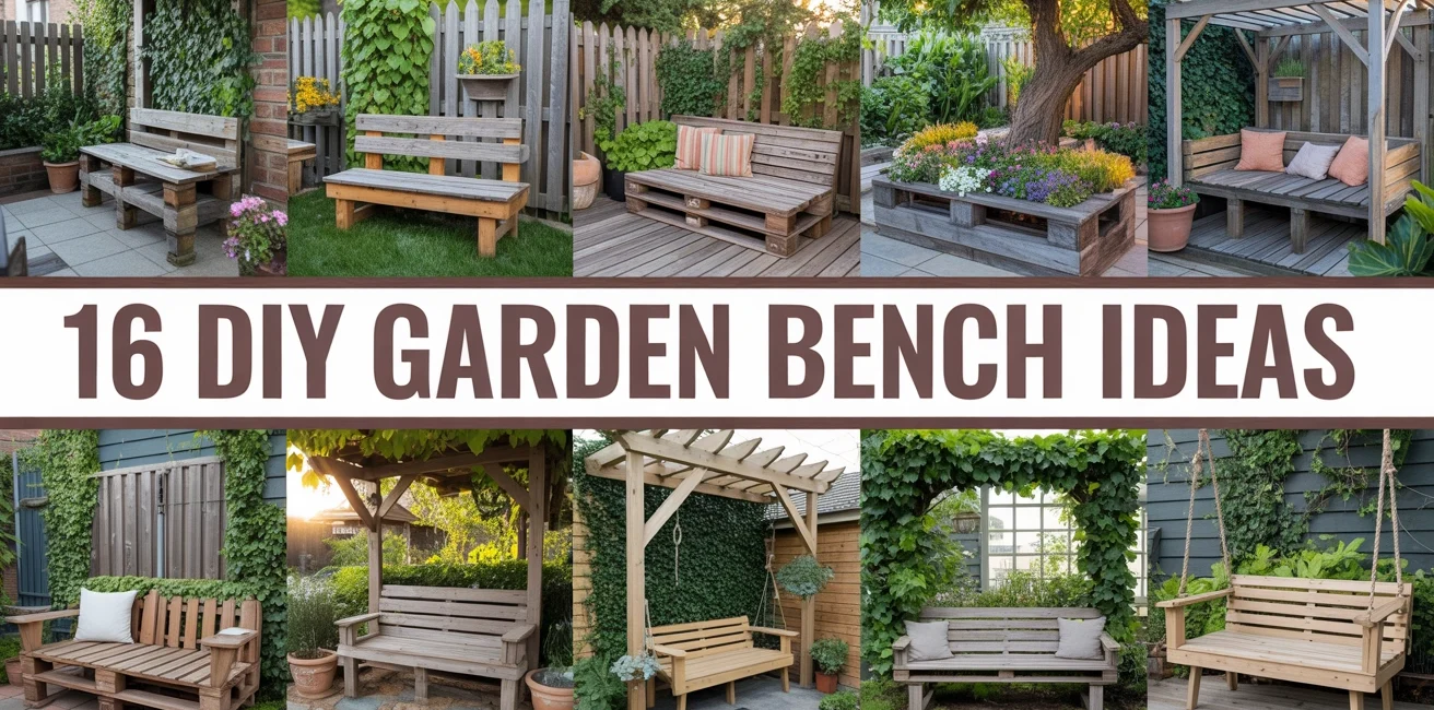 DIY Garden Bench Ideas