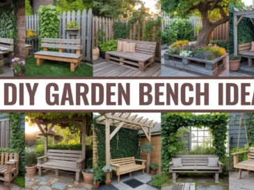 DIY Garden Bench Ideas
