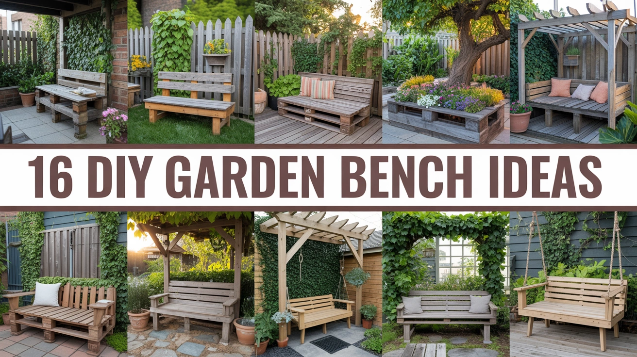 DIY Garden Bench Ideas