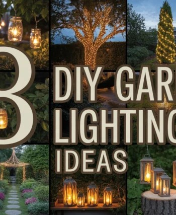 DIY Garden Lighting Ideas