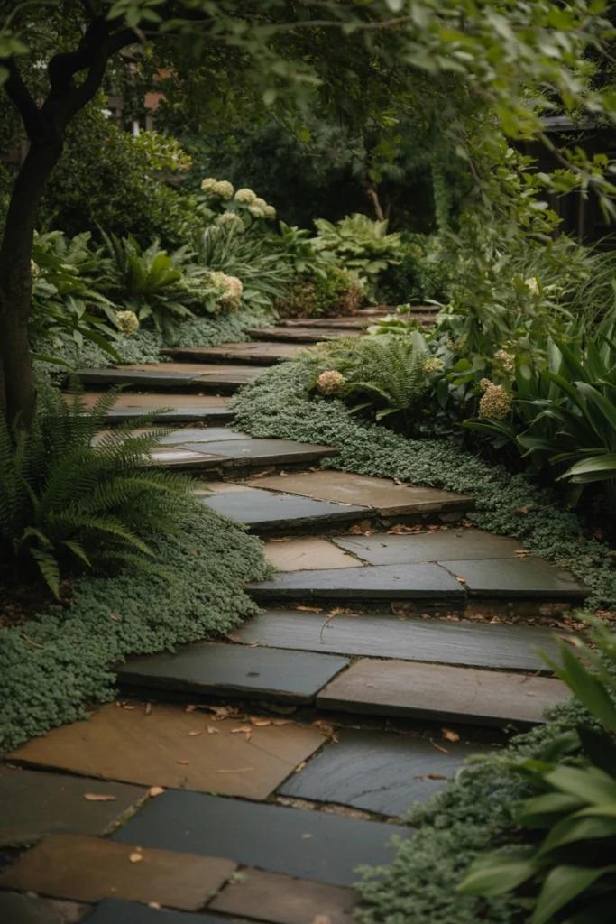 DIY Stone Pathway