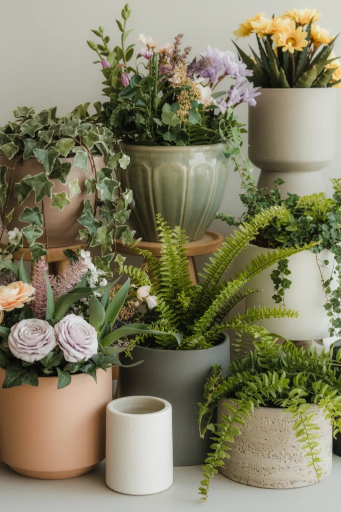 Decorative Planter Grouping
