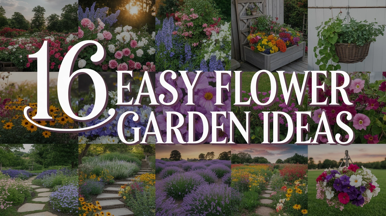 Easy Flower Garden Ideas