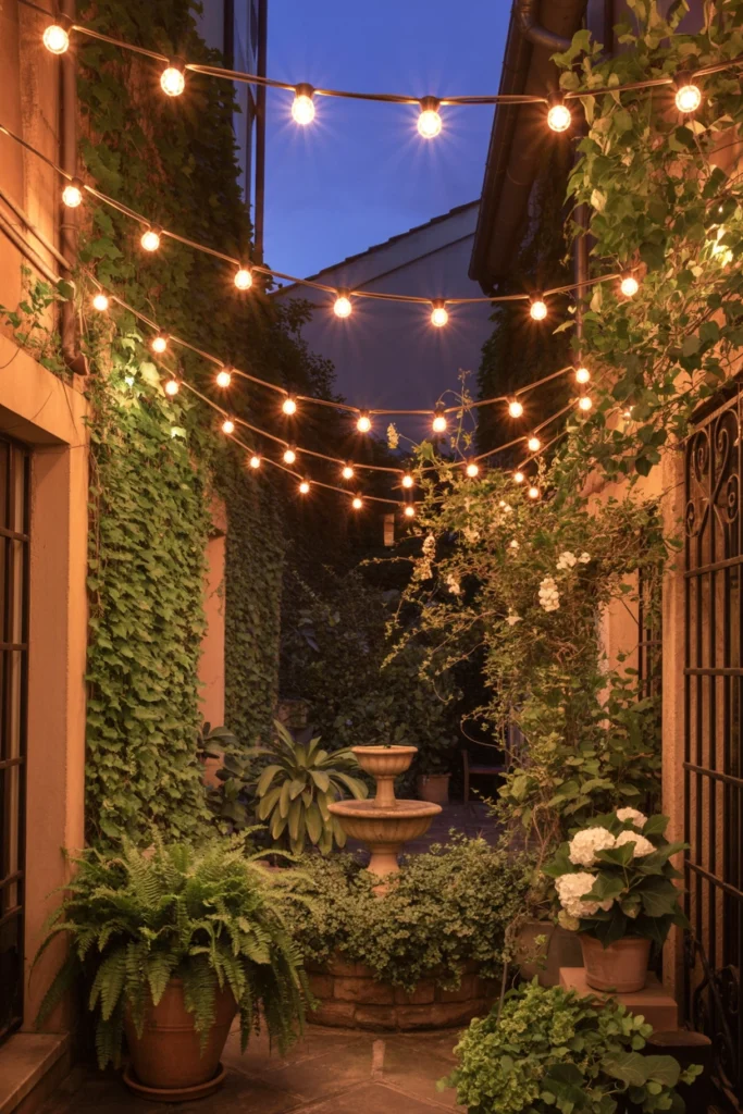 Fairy Light Courtyard Retreat