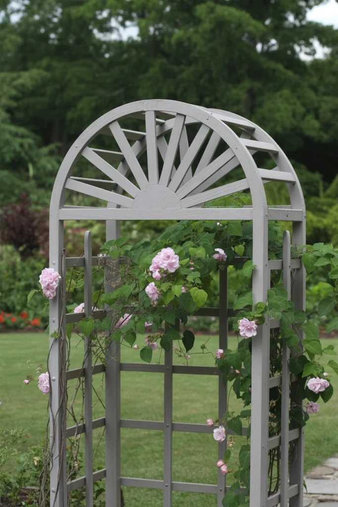 Fan-Shaped Trellis Design