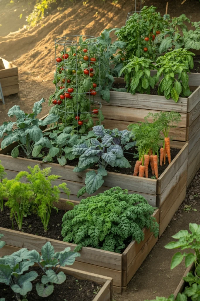 Fence-Side Vegetable Garden