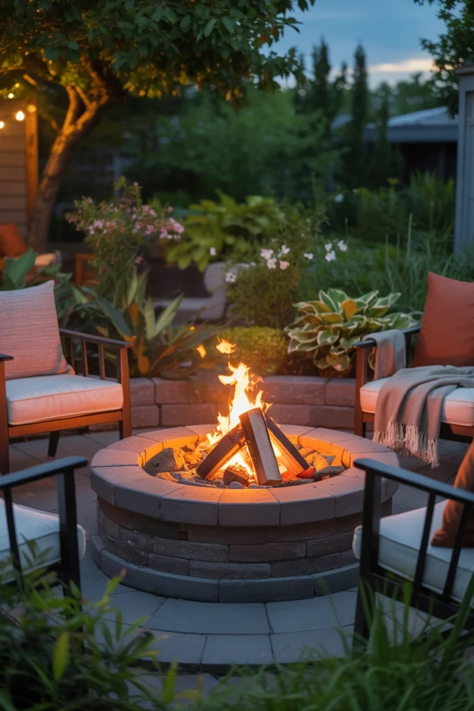 Fire Pit Seating Area