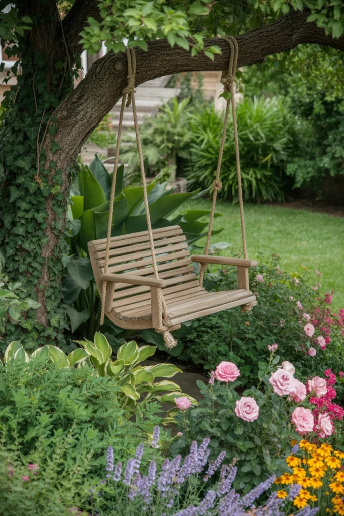 Garden Swing Seating Spot