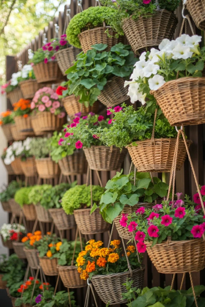 Hanging Basket Garden Wall