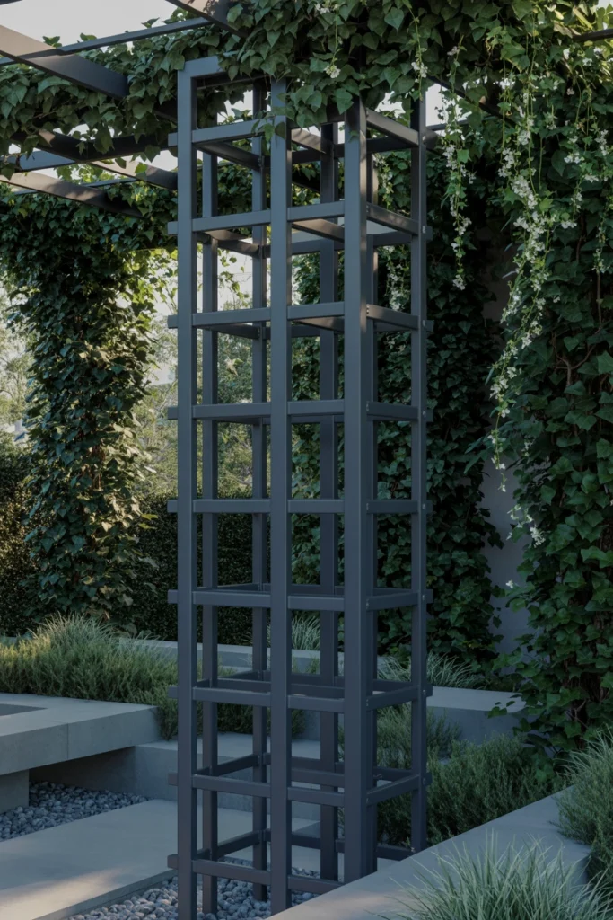 Modern Metal Trellis