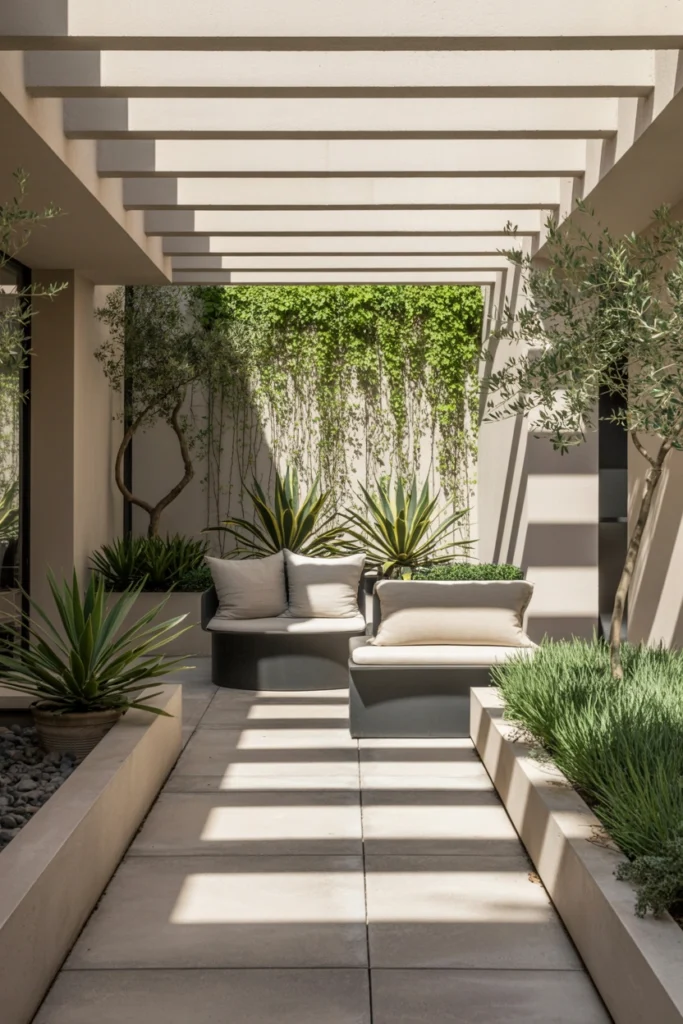 Modern Minimal Courtyard
