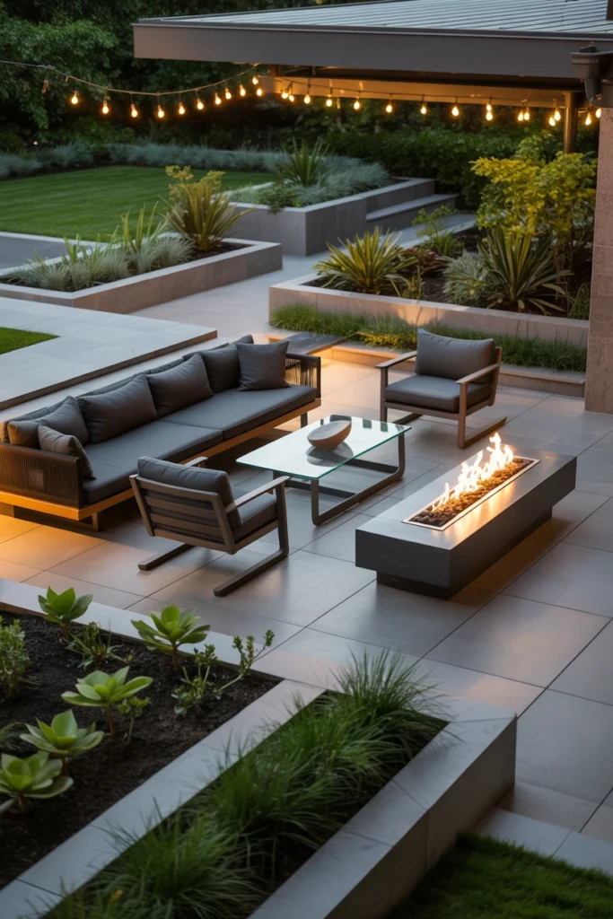 Modern Outdoor Lounge Area