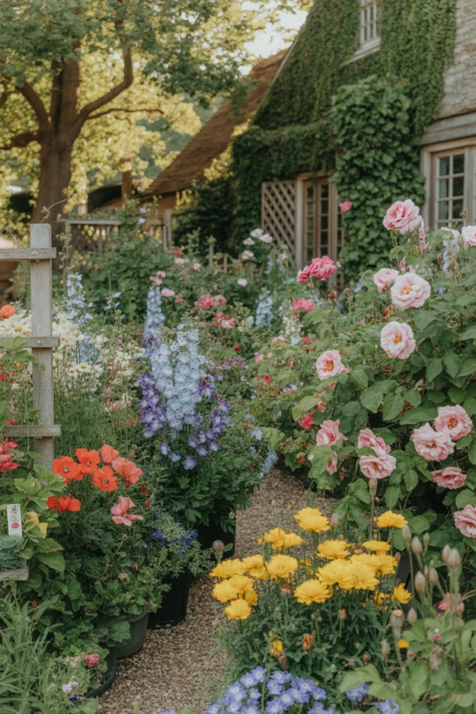Overflowing Flower Borders