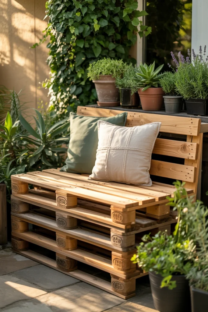Pallet Wood Bench