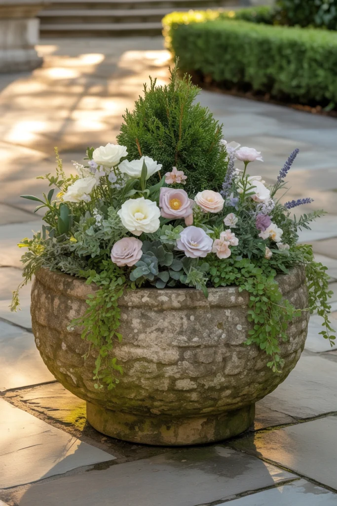 Planter Box With Built-In Bench