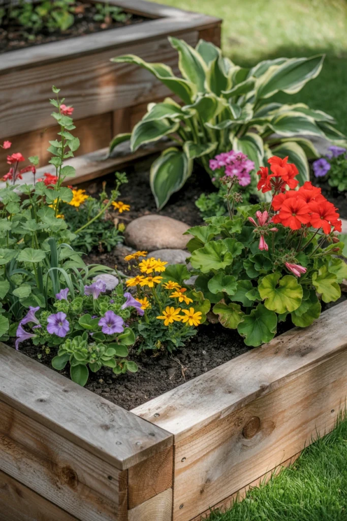 Raised Timber Garden Border