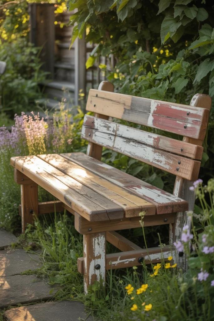 Reclaimed Wood Bench