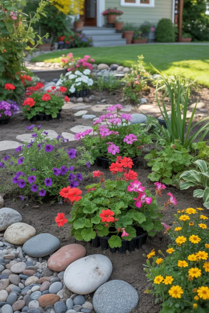 Rock Garden Around a Tree