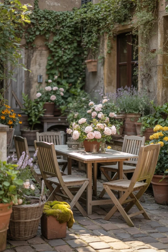 Rustic Courtyard Garden