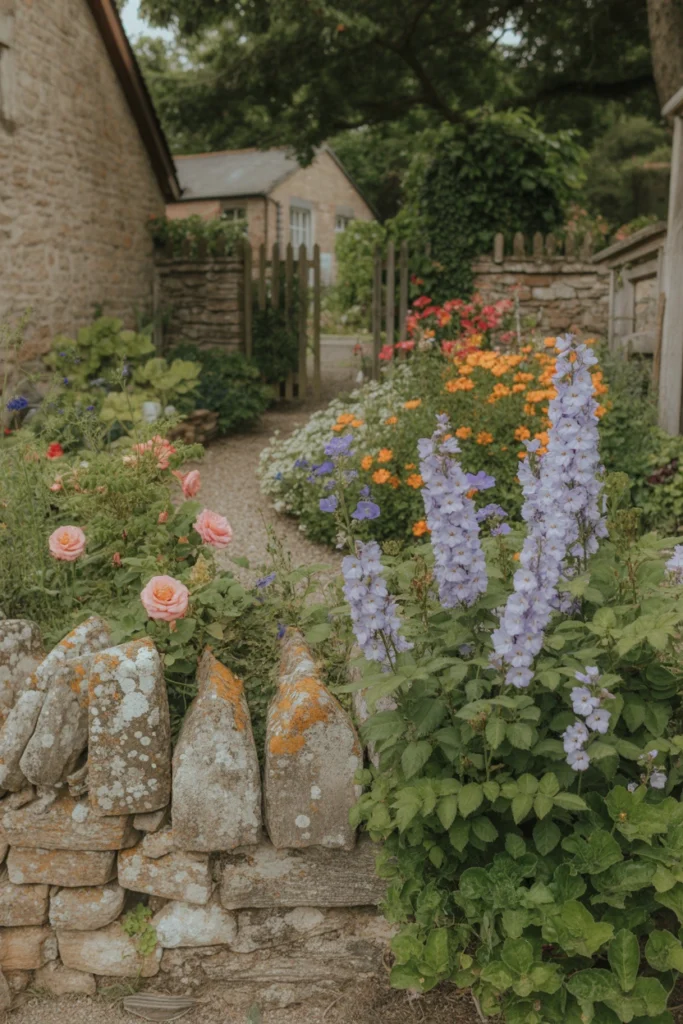 Rustic Stone Garden Walls