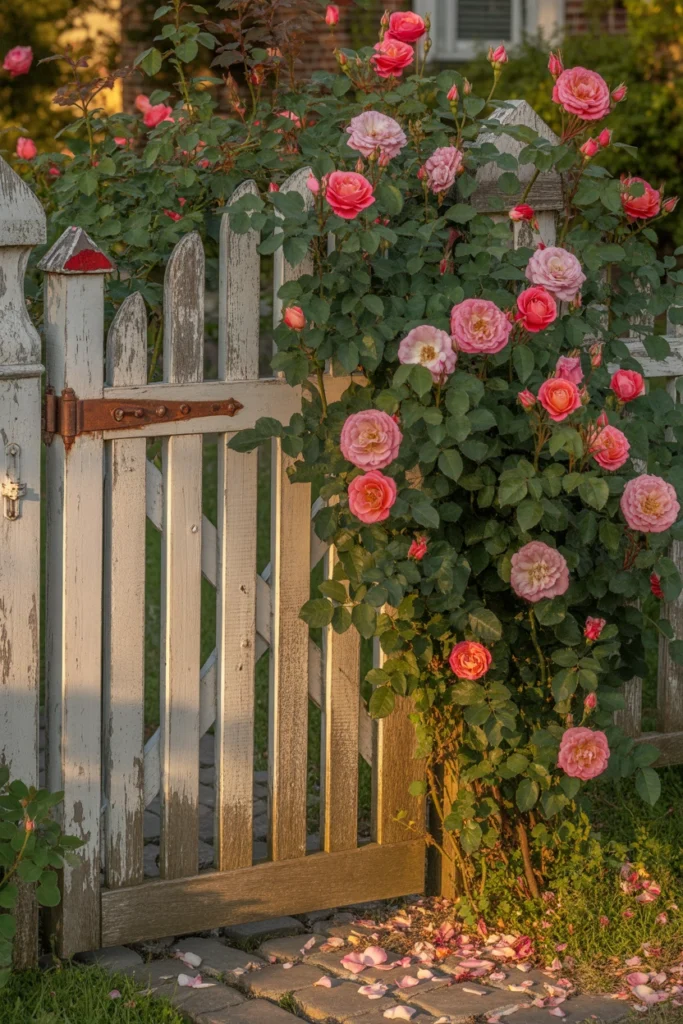 Rustic Wooden Garden Gate