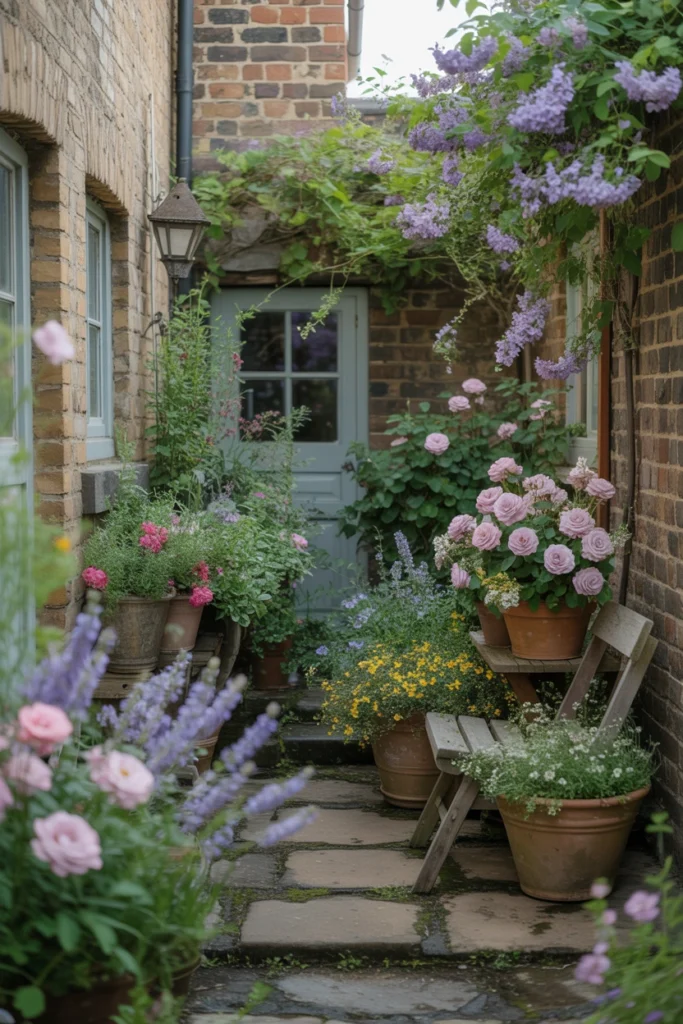Small Courtyard Cottage Garden