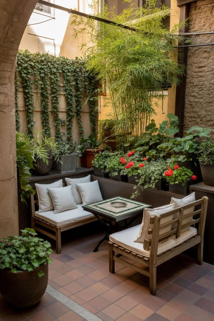 Small Courtyard Seating Garden