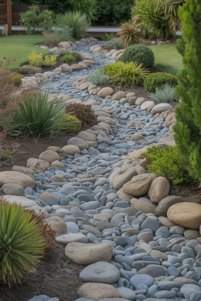 Small Front Yard Rock Garden