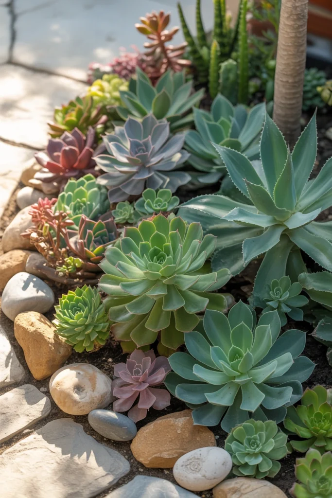 Succulent Border Garden