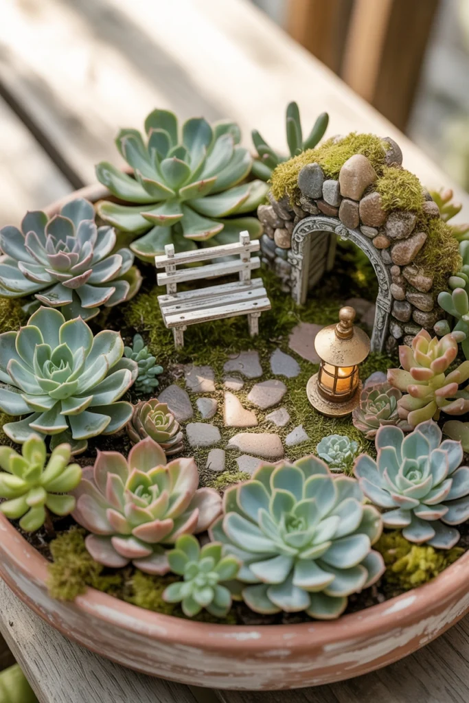 Succulent Fairy Garden