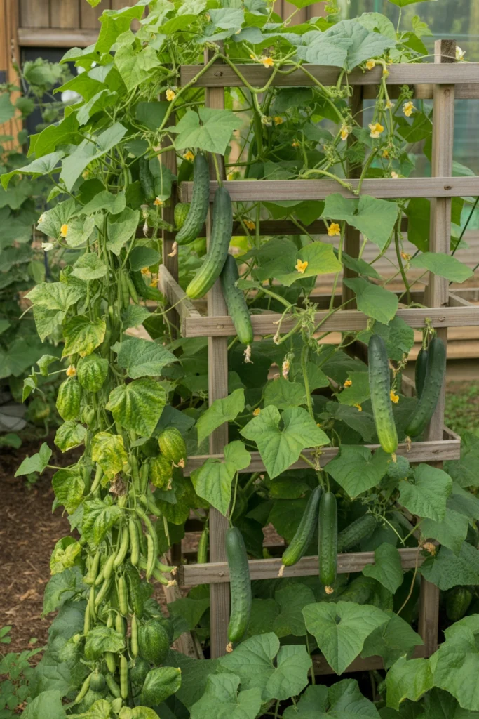 Trellis Vegetable Garden