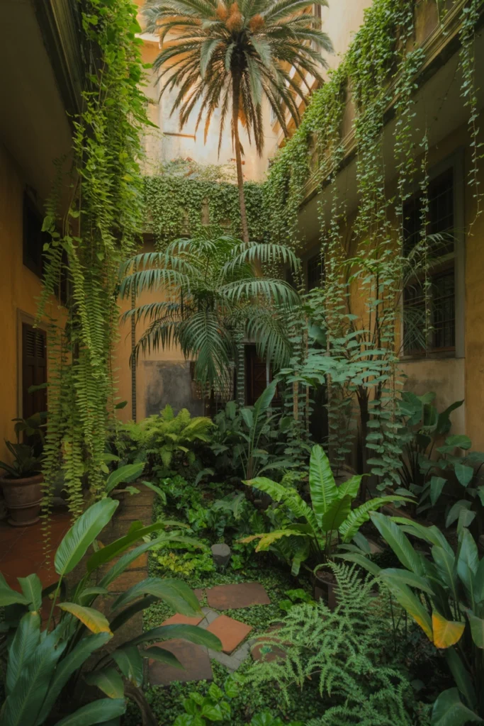 Tropical Courtyard Oasis