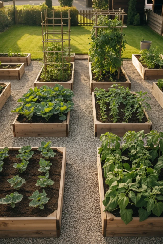 U-Shaped Vegetable Garden