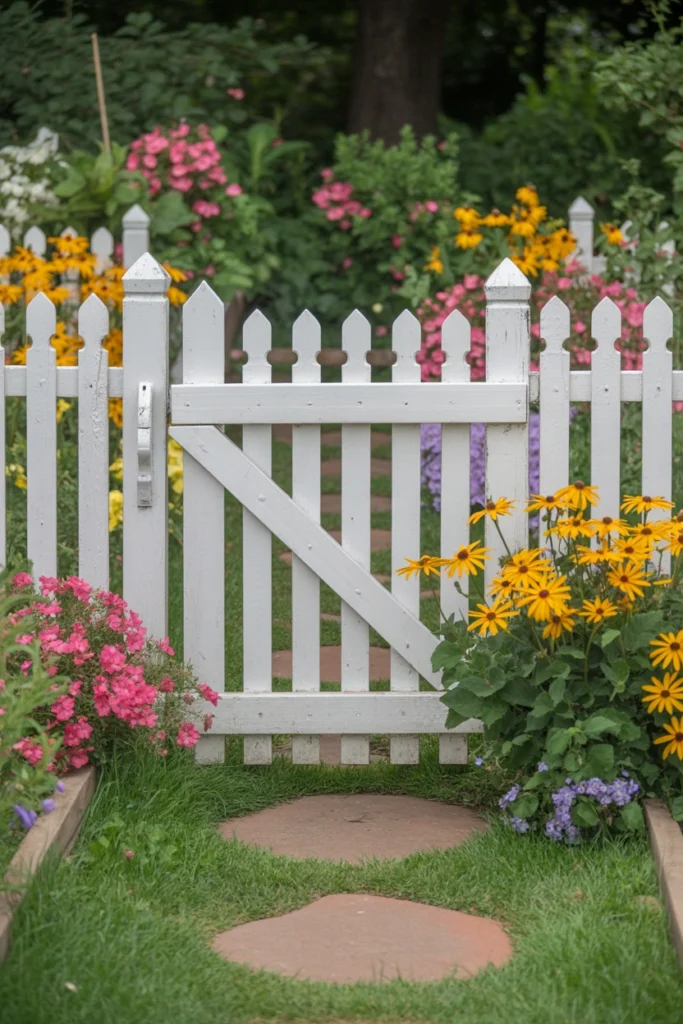 White Picket Fence Garden