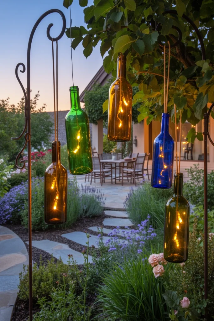 Wine Bottle Garden Lights
