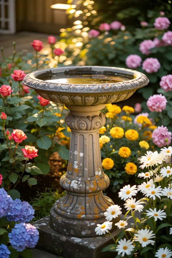 Birdbath Centerpiece