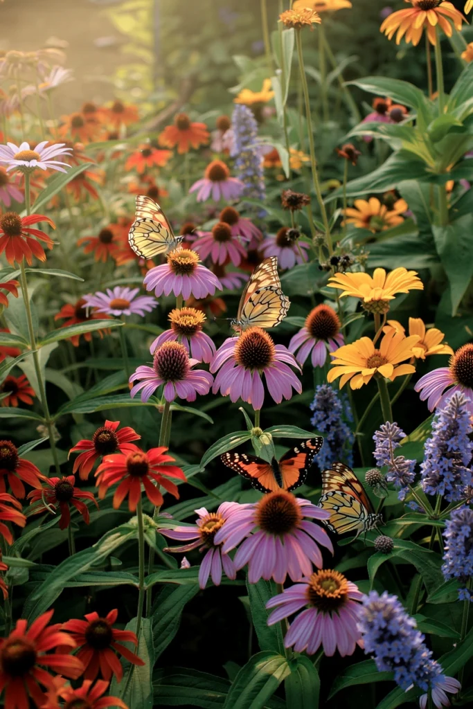 Butterfly-Friendly Flower Bed