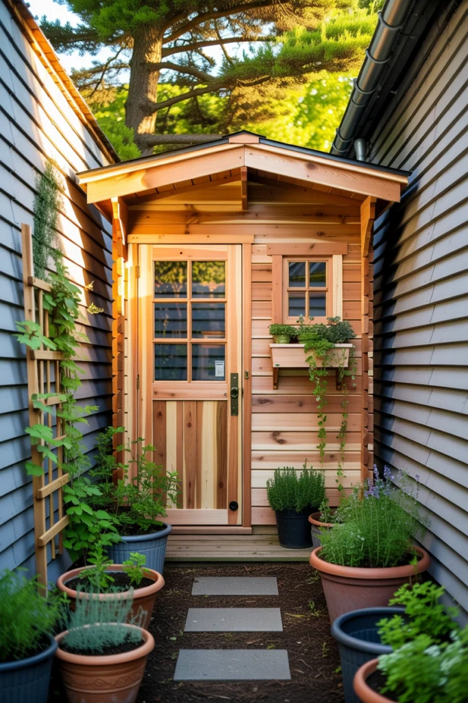 Corner Garden Shed