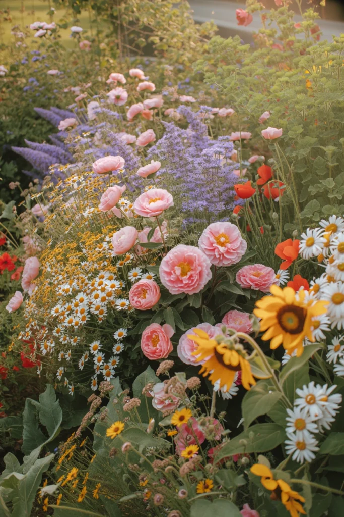 Cottage Garden Flower Bed