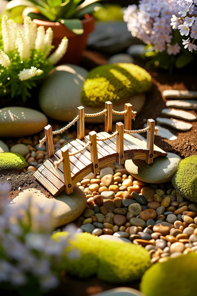 Fairy Bridge Over Pebbles
