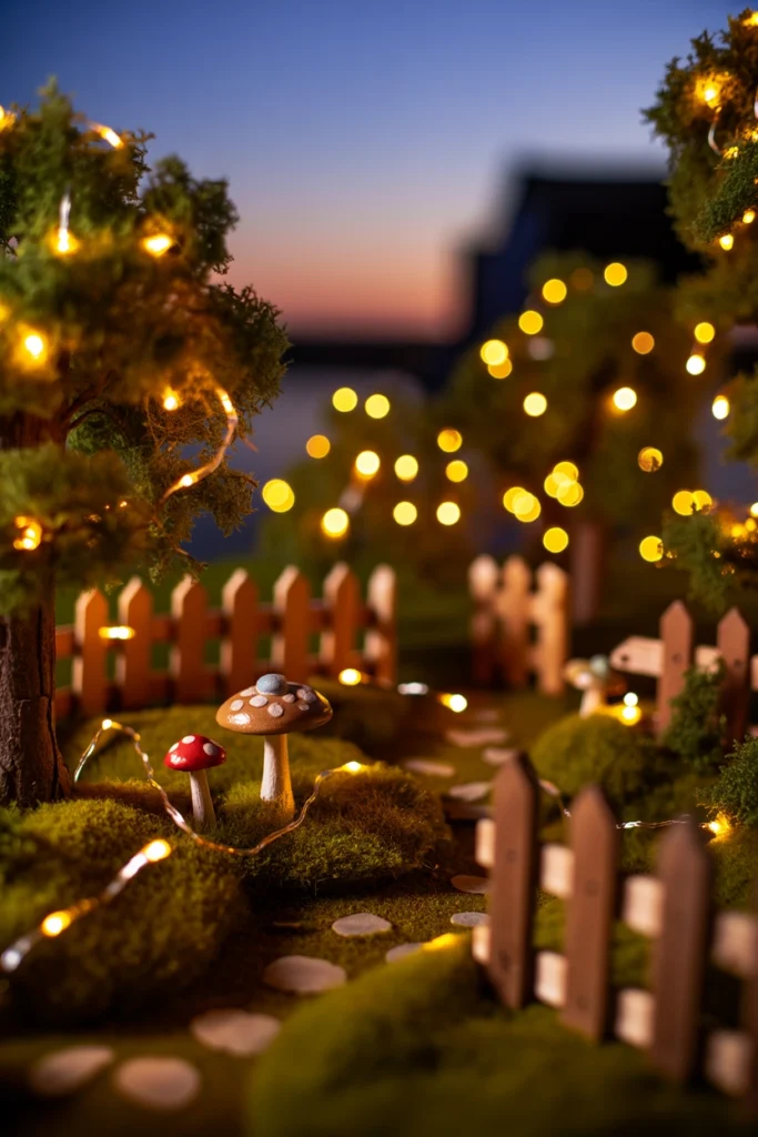 Fairy Garden With LED Lights