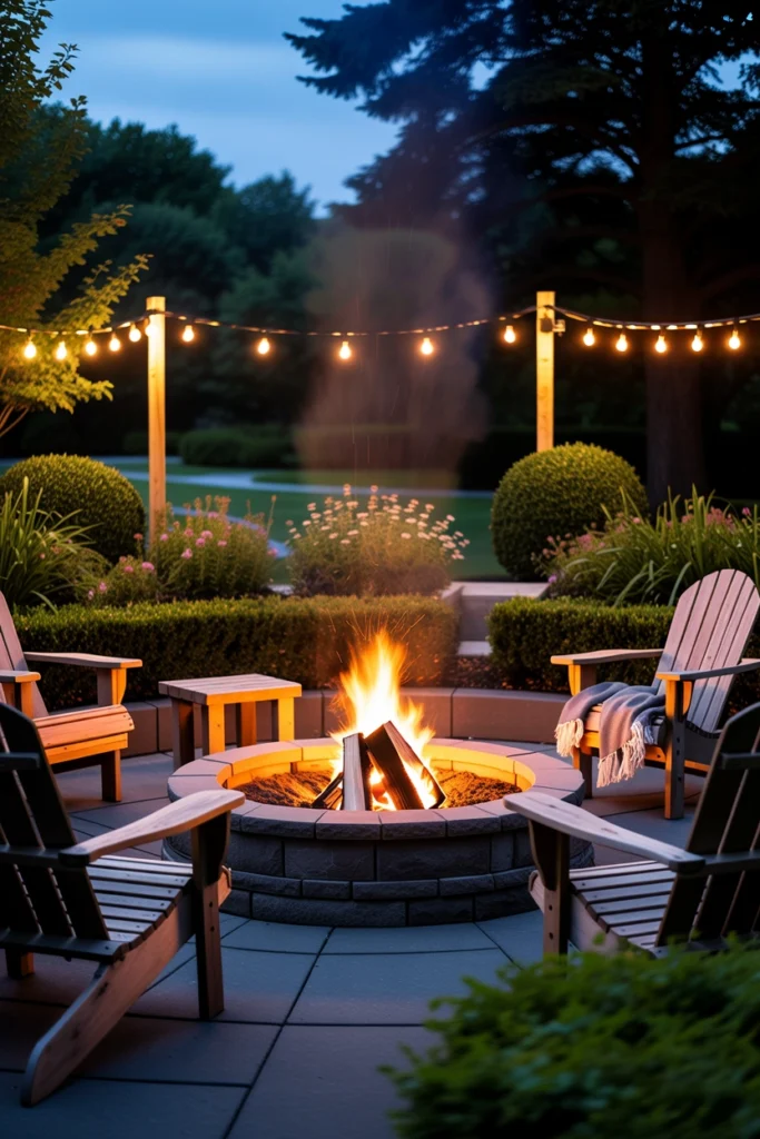 Fire Pit Gathering Area