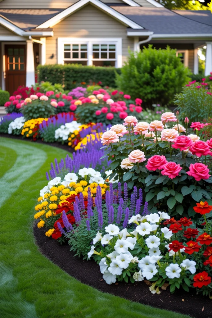 Front Yard Flower Bed