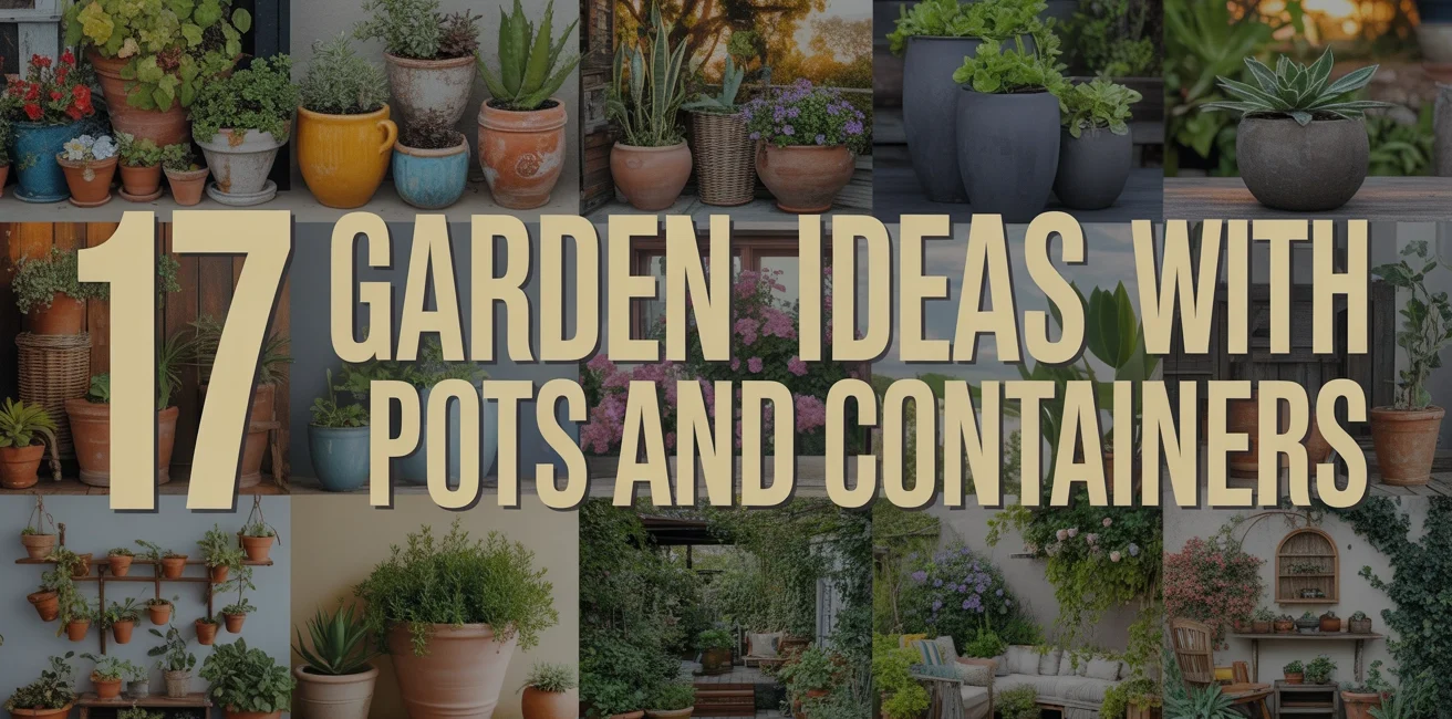 Garden Ideas with Pots and Containers