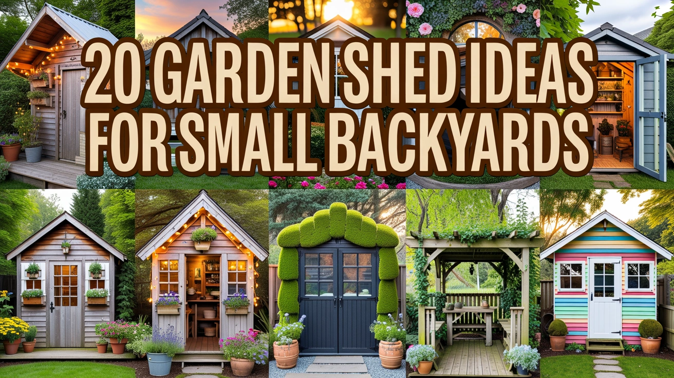 Garden Shed Ideas for Small Backyards
