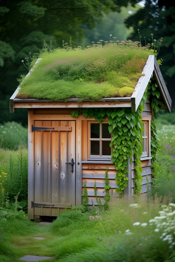 Green Roof Garden Shed