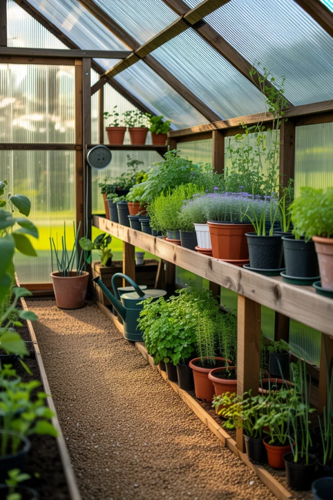 Greenhouse With Gravel Floor