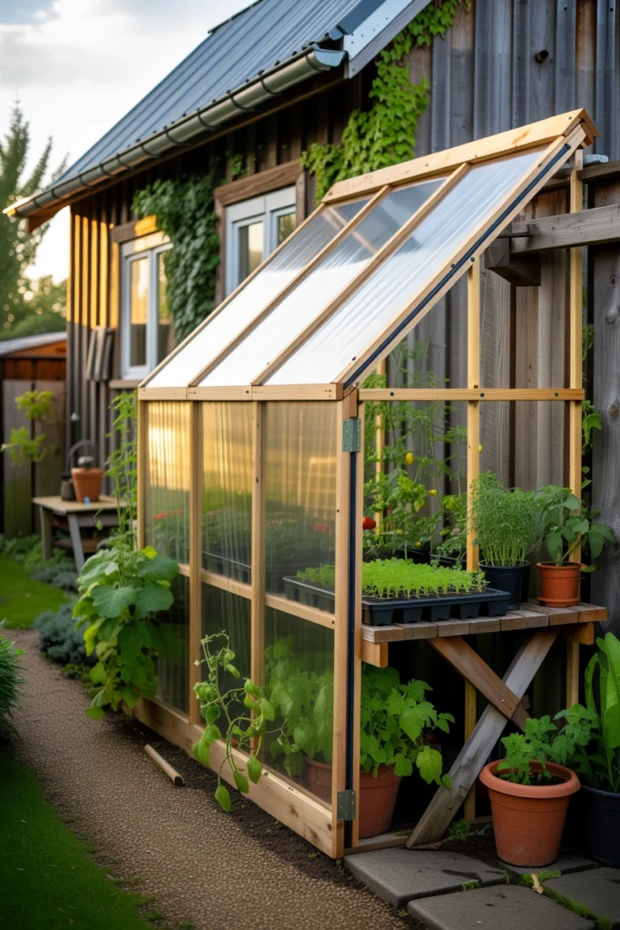 Lean-To Greenhouse