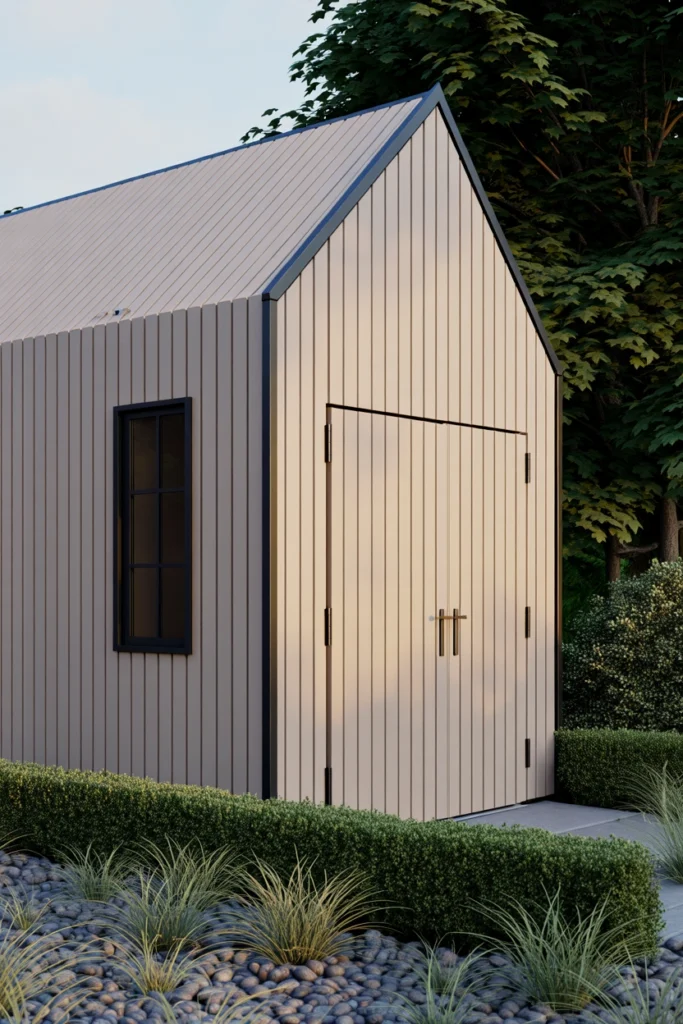 Minimalist Backyard Shed