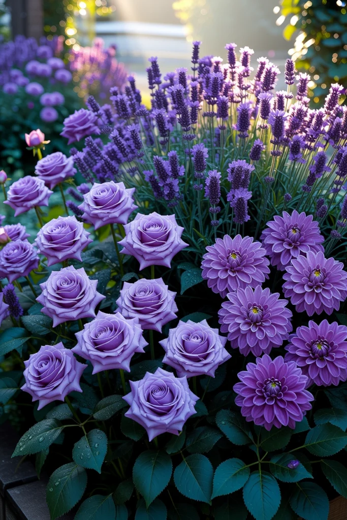 Monochromatic Flower Bed